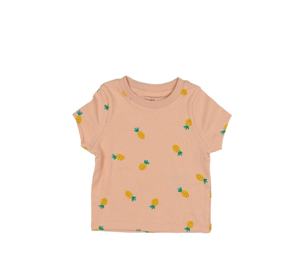 Růžové triko s ananasem M&S