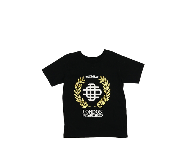 Černé triko s nápisem River Island 