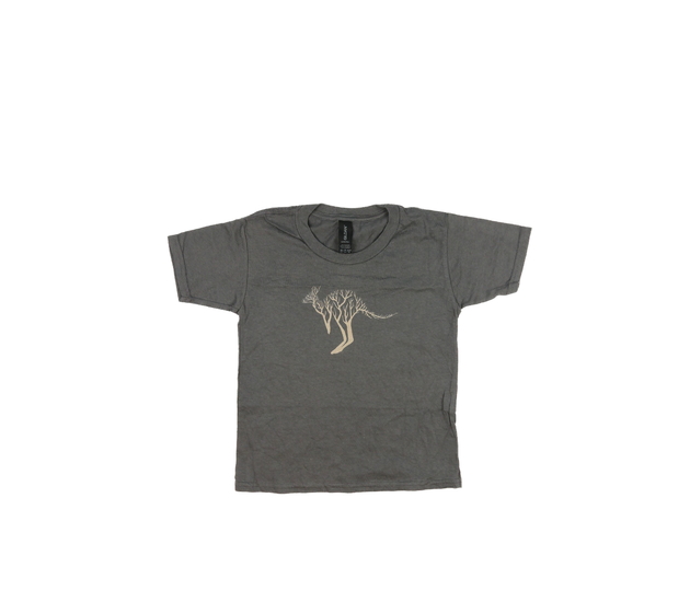 Šedé triko s klokanem 