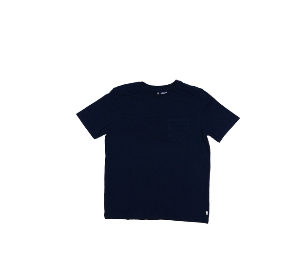 Tmavě modré triko s kapsou vel. 176 Gap 