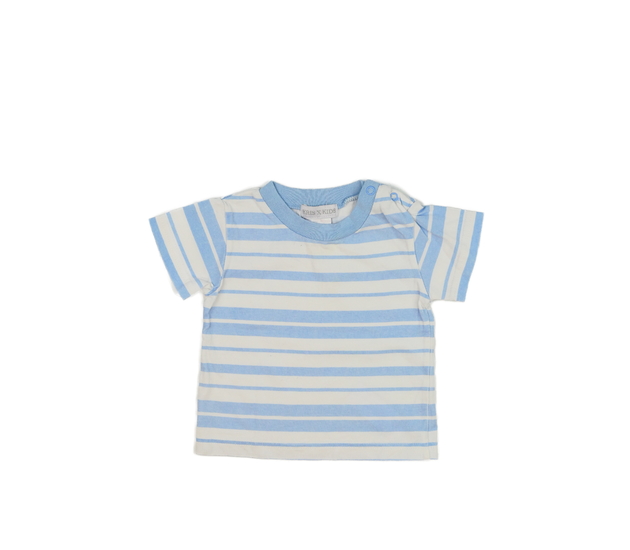 Modro-bílé pruhované triko 