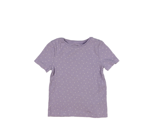 Fialové květinové triko F&F