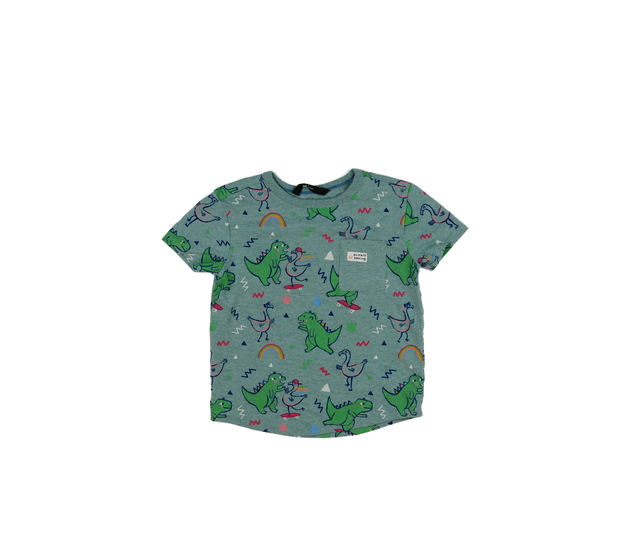 Zelené triko s dinosaury George