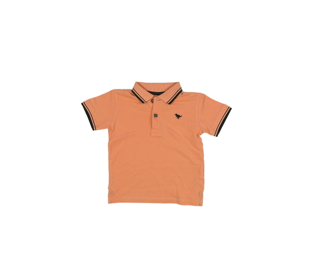 Oranžové triko s límečkem Next