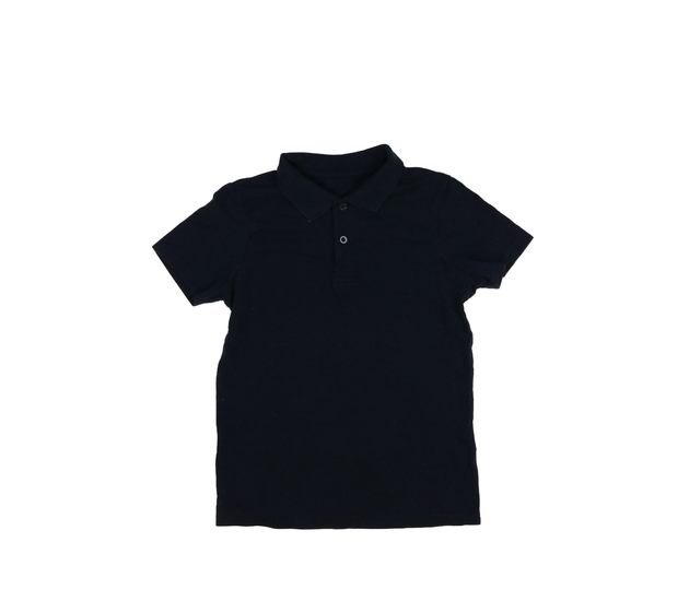 Tmavě modré triko s límečkem Tu 