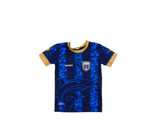 Modro-zlaté sportovní triko 