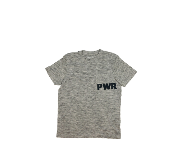 Šedé melírované triko