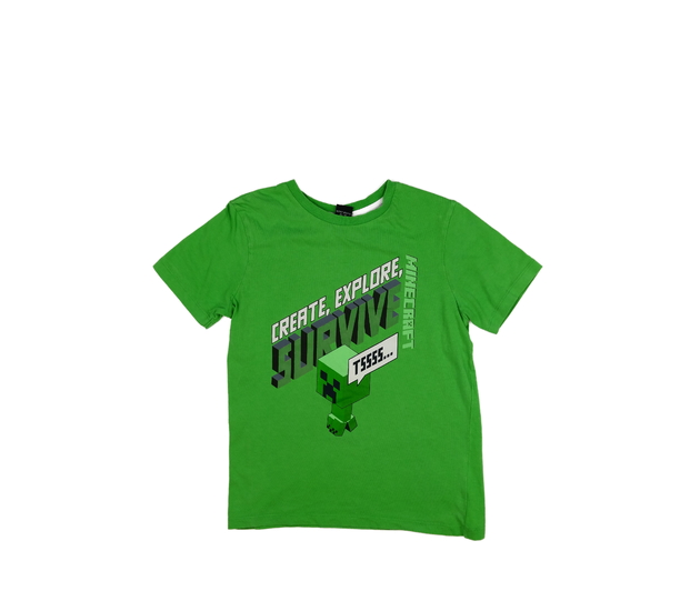 Zelené triko Minecraft George