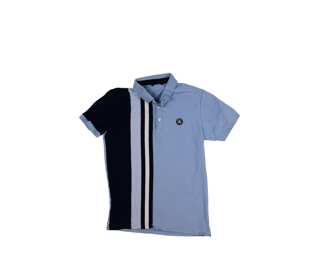 Modré triko s límečkem George