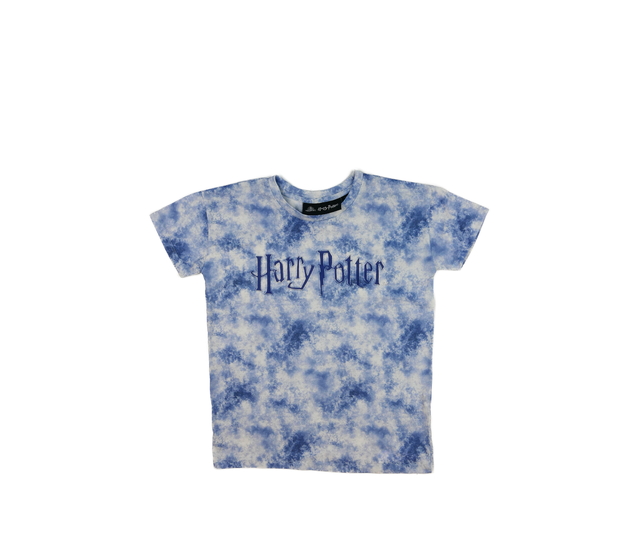 Batikované modré triko Harry Potter Primark 