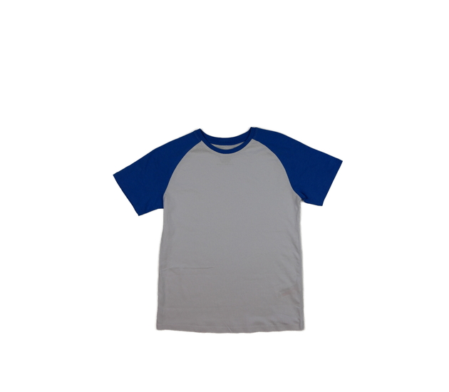 Bílé triko s modrými rukávy Primark 