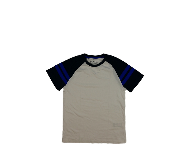 Bílé triko s modrými rukávy M&S