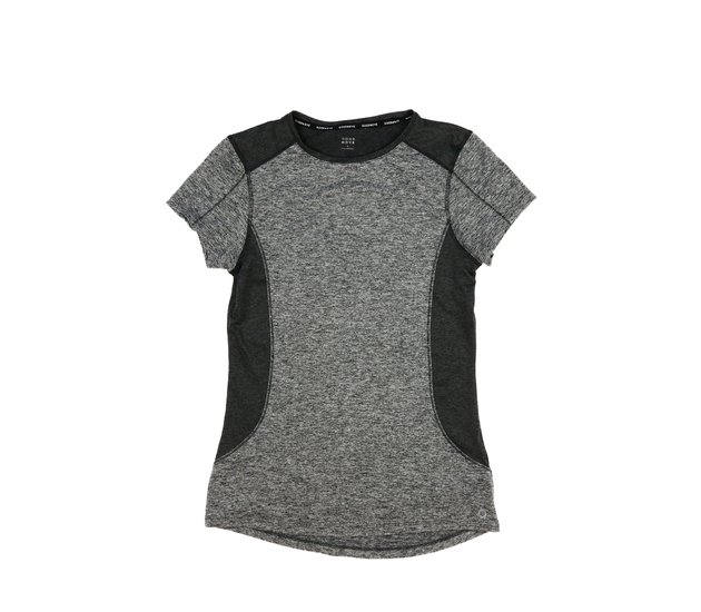 Šedé melírované triko EUR 36