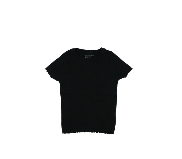 Černé žebrované triko Primark 