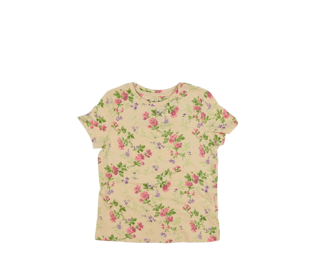 Hnědé květinové triko Tu 