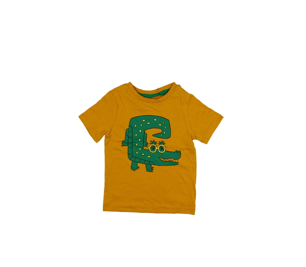 Žluté triko s krokodýlem Tu 