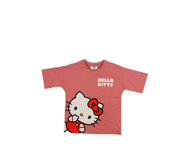 Růžové triko Hello Kitty Tu 