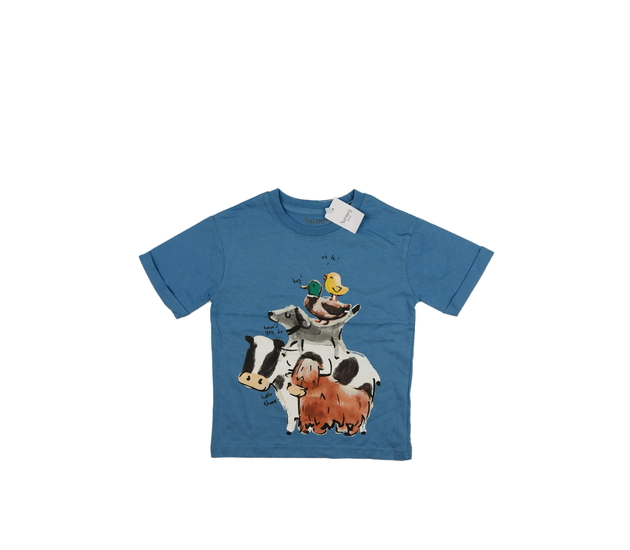 Nové modré triko se zvířátky Nutmeg 