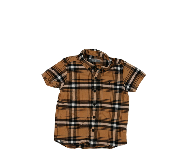 Hnědá kostkovaná košile Next