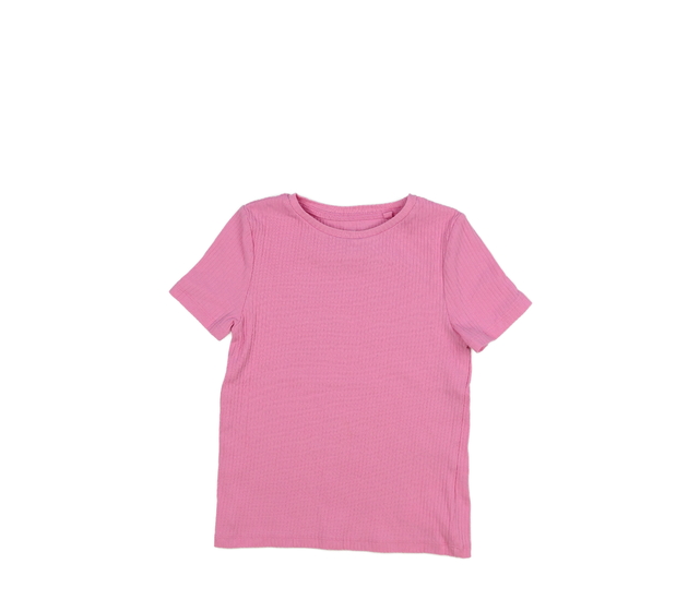 Růžové žebrované triko F&F