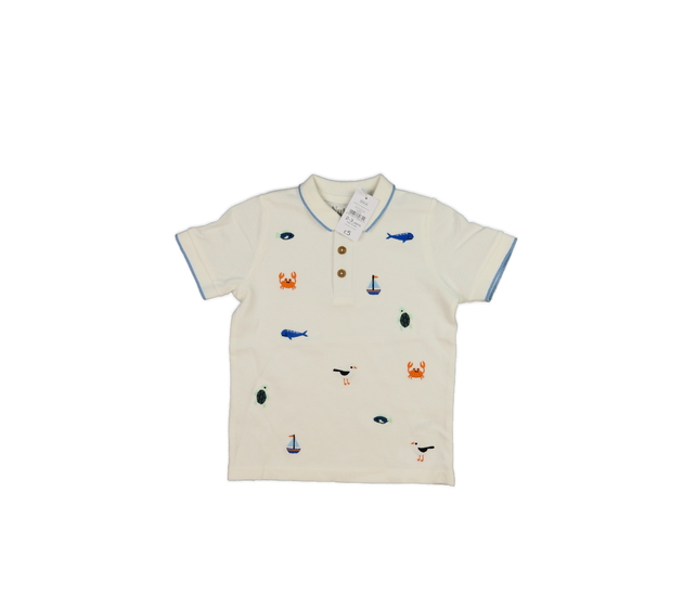 Nové bílé triko s obrázky Nutmeg