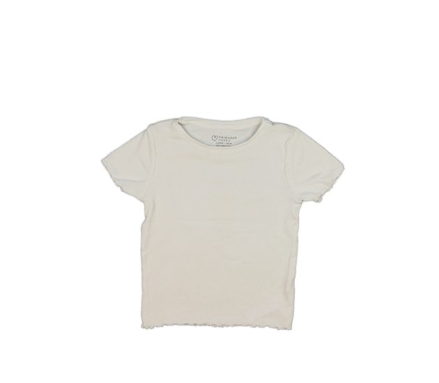 Bílé žebrované triko Primark 