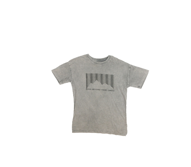 Šedé melírované triko Tu