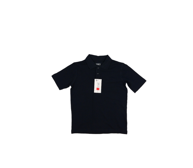 Nové tmavě modré triko s límečkem M&S