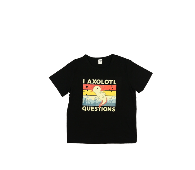 Černé triko s potiskem 