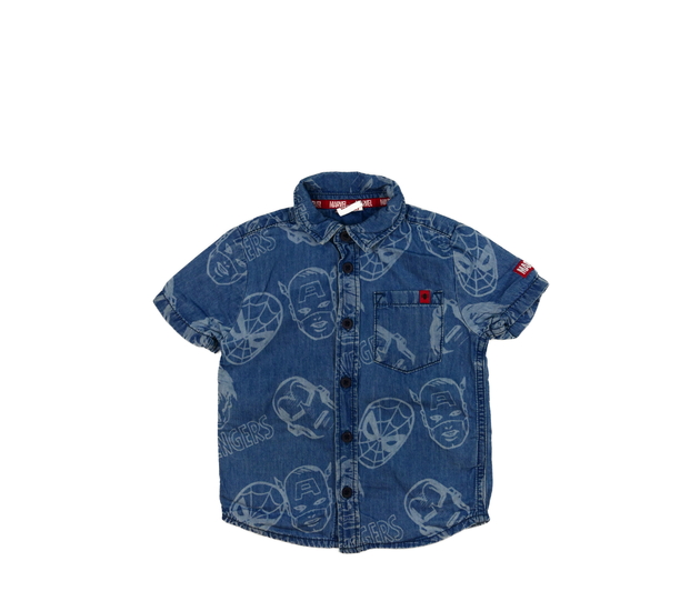 Modrá riflová košile Marvel 