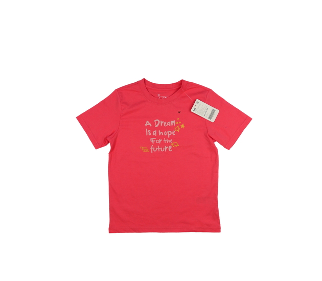 Nové růžové triko s nápisy 