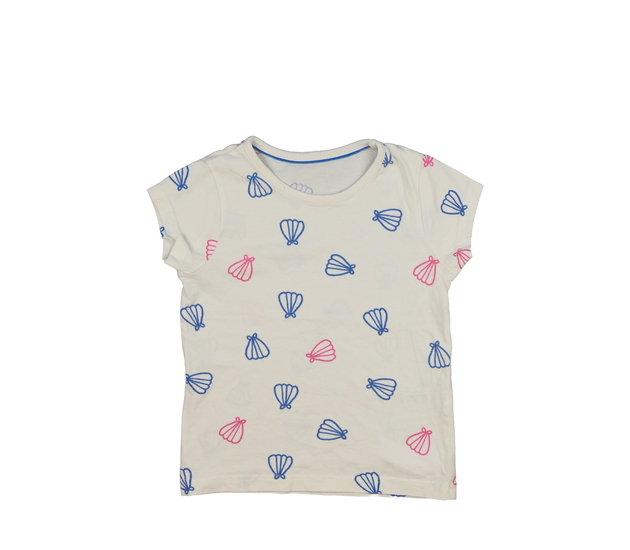 Bílé vzorované triko George