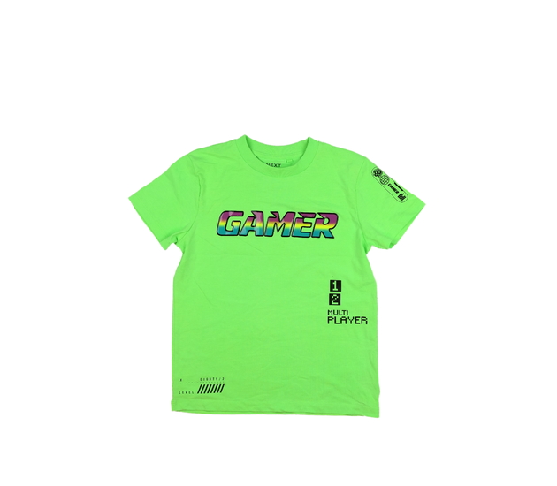 Krásné zelené stylové herní triko Next