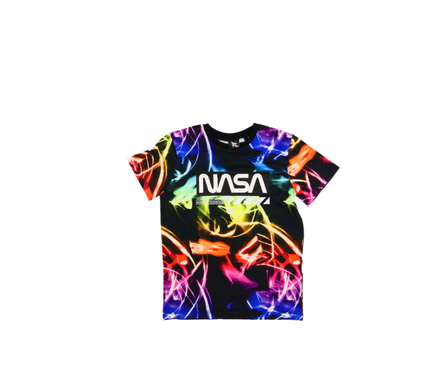 Černé triko s krásným potiskem NASA Next