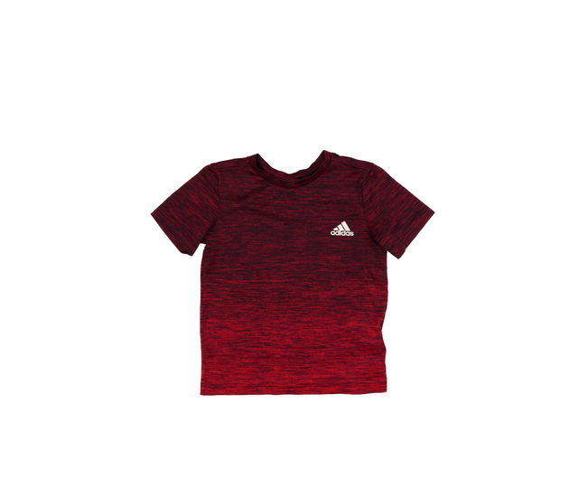 Červené melírované sportovní triko Adidas 