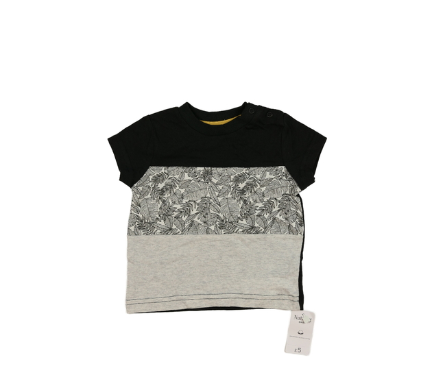 Nové šedé trojbarevné triko Nutmeg