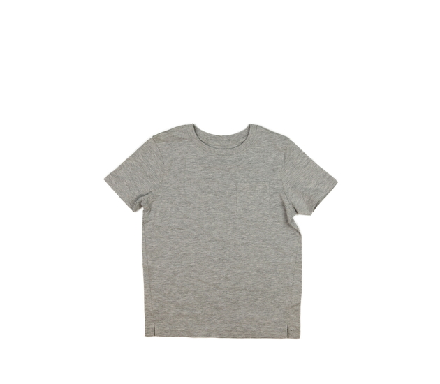 Šedé melírované triko s kapsou George