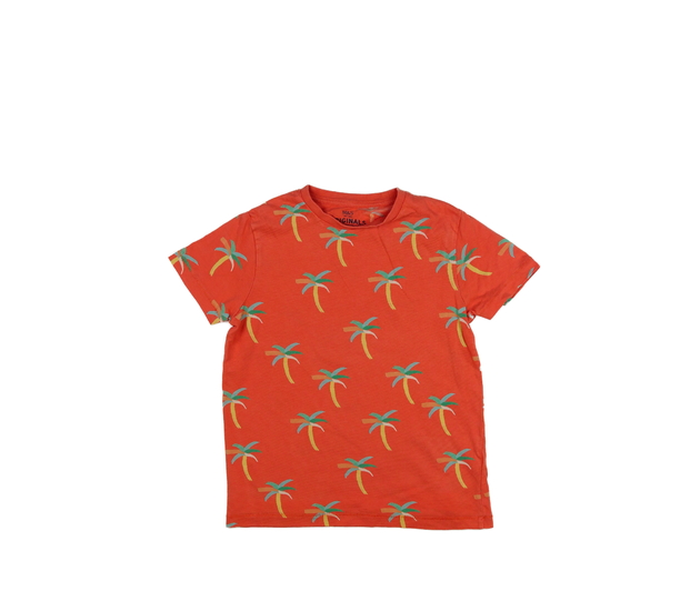 Oranžové triko s palmami M&S