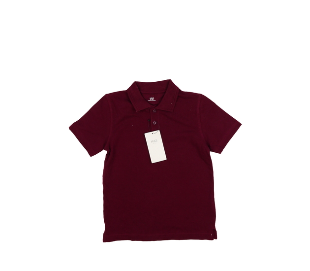 Nové bordo triko s límečkem M&S