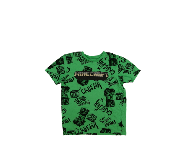 Zelené triko Minecraft Primark