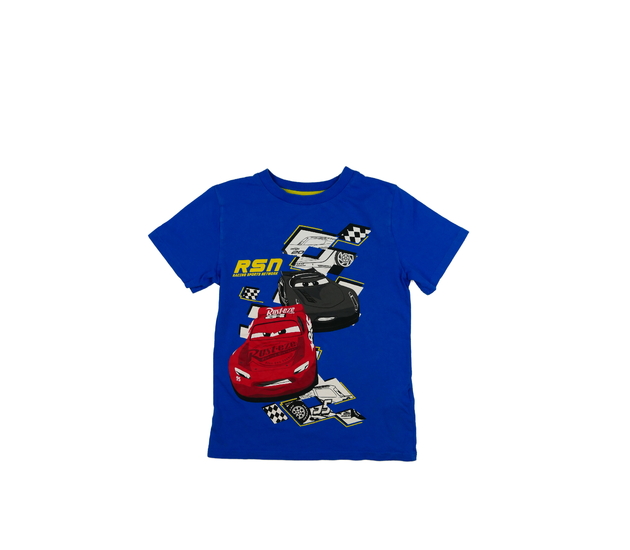 Modré triko s auty Disney 