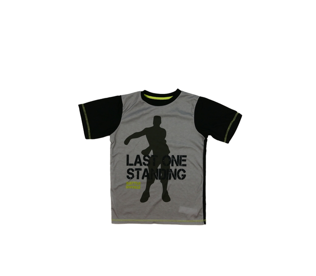 Šedo-černé triko Battle Royale pro hráče 