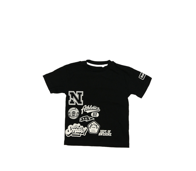 Černé triko s nápisy Next