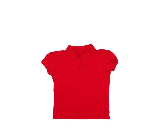 Červené triko s límečkem George