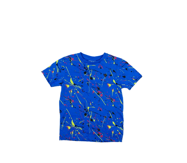 Modré vzorované triko Next