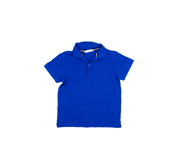 Modré triko s límečkem 