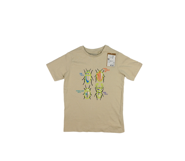 Světle hnědé triko s brouky Mountain Warehouse 