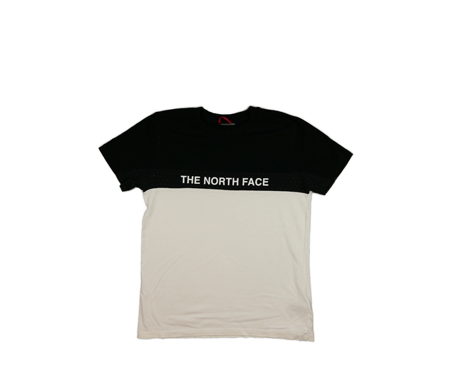 Bílo-černé triko The North Face 