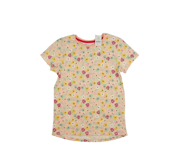 Nové růžové květinové triko Nutmeg