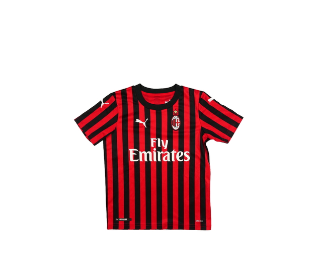 Červeno-černé pruhované triko Puma 